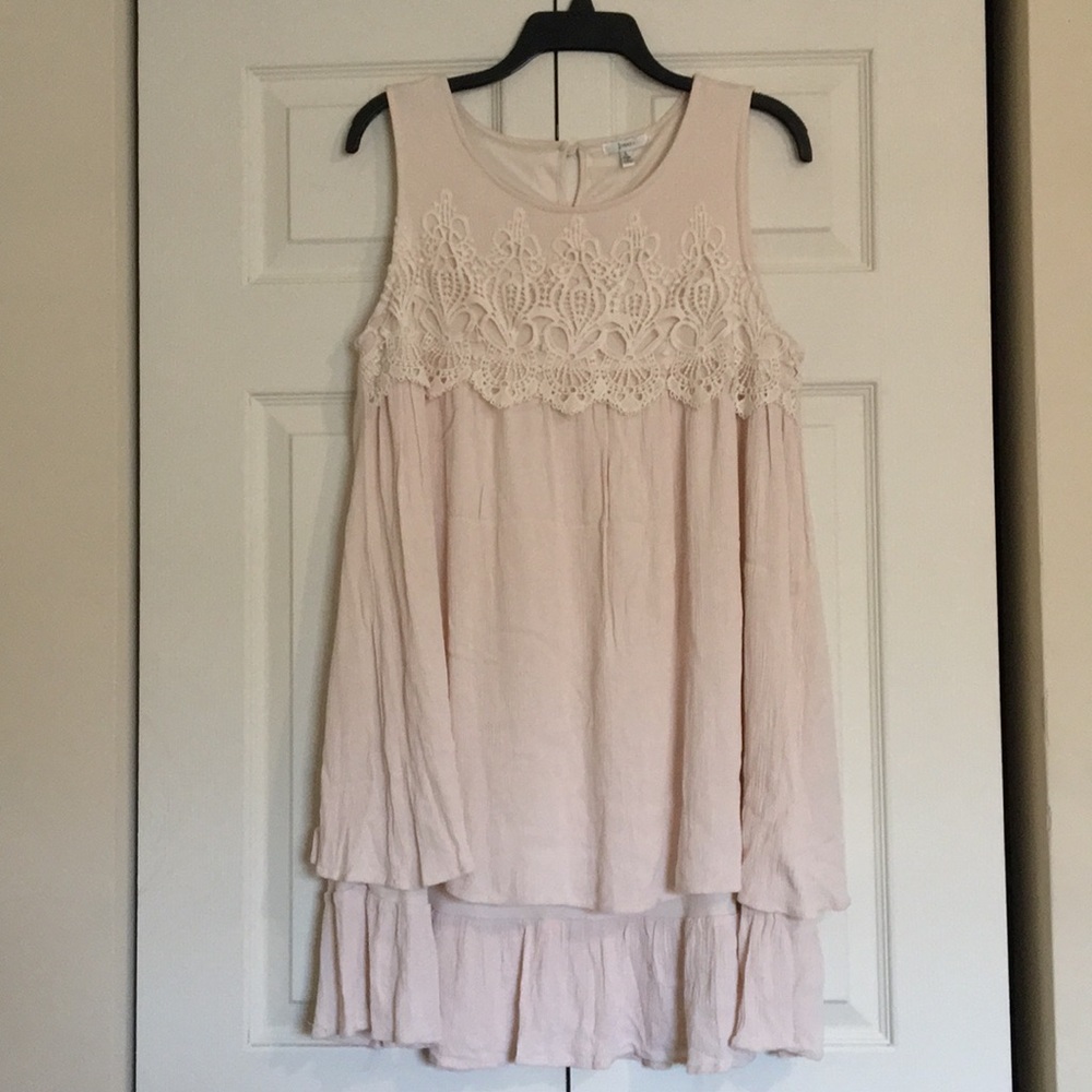Cream Crochet Boutique Dress